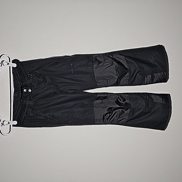 Arctix Youth Snow Pants M Charcoal Gray Insulated Ski Snowboard Outdoor Pockets - Picture 1 of 15
